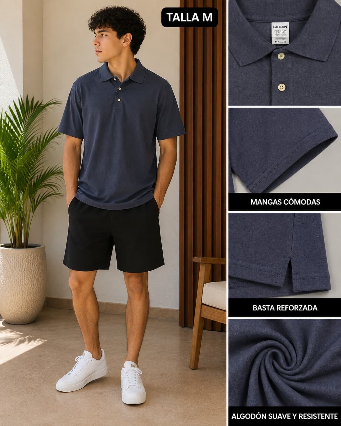 Polo hombre